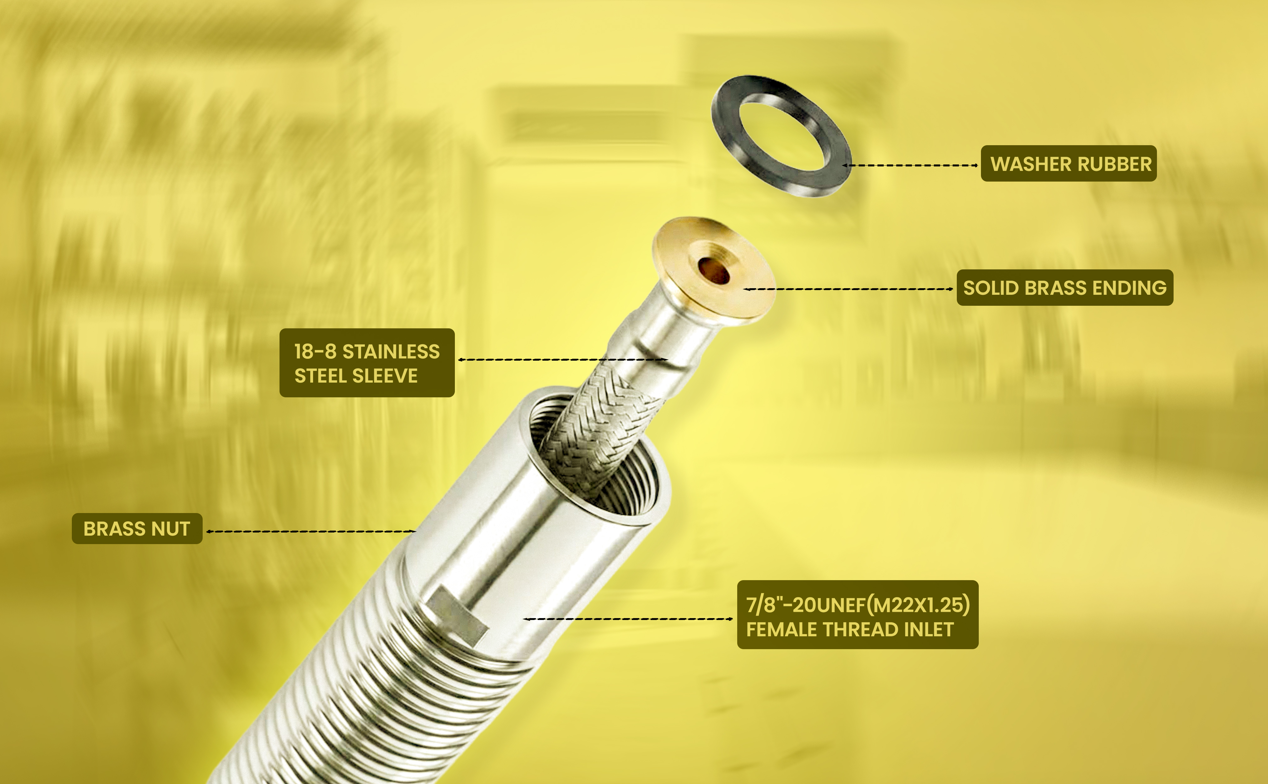 Spray valve with pre-rinse hose A+ module 4
