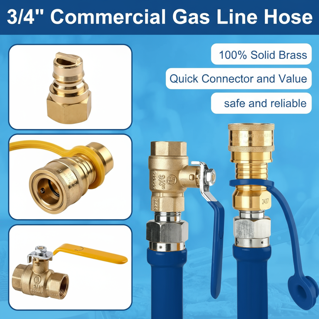 Gas line hose angle one