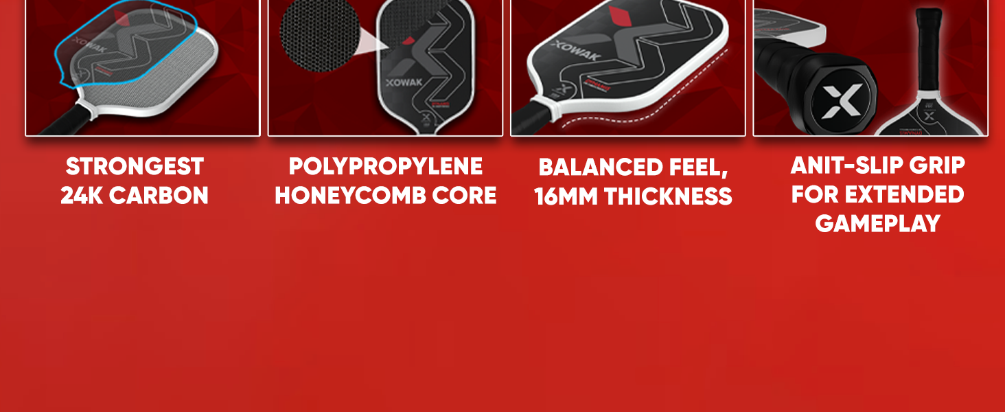 Pro Dynamis Pickleball Paddle 16mm A+ module 7